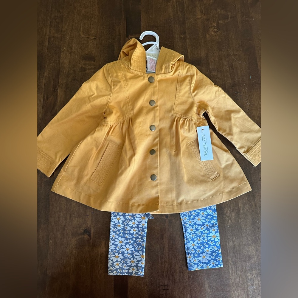 NEW Rachel Zoe Baby Toddler 18 Month 3 Piece Set Jacket Top Leggings Party 🌼